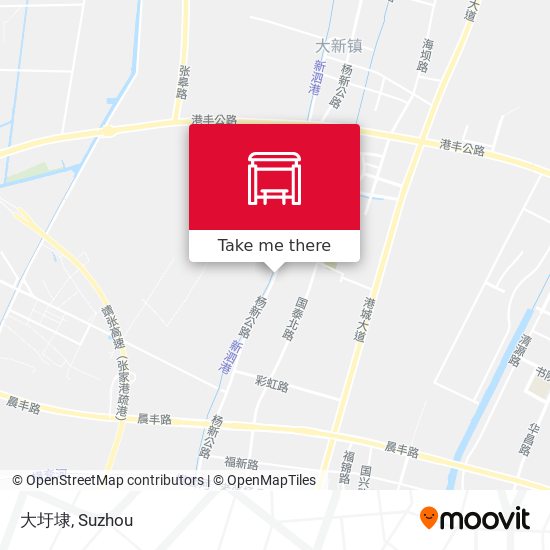 大圩埭 map