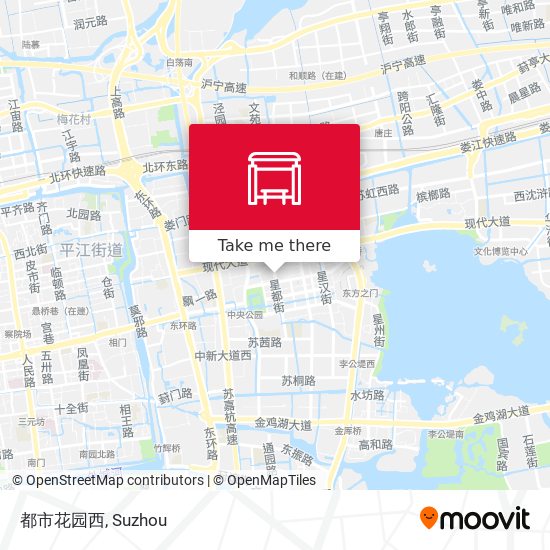 都市花园西 map