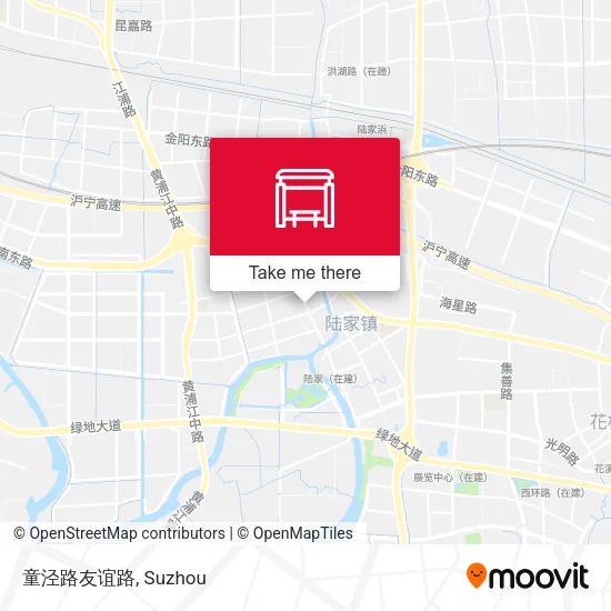 童泾路友谊路 map
