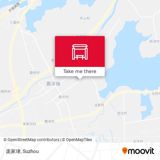 庞家埭 map