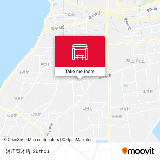 浦庄育才路 map