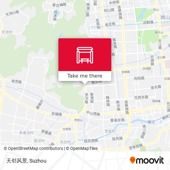 天邻风景 map