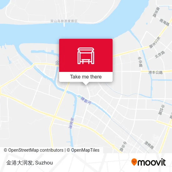 金港大润发 map