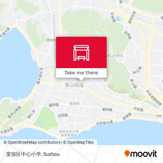 度假区中心小学 map