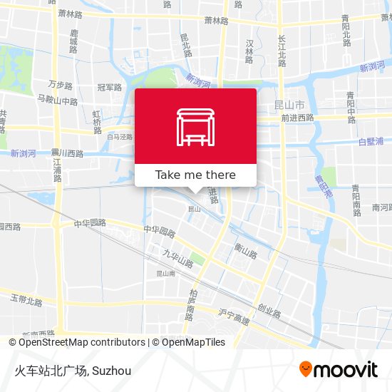 火车站北广场 map
