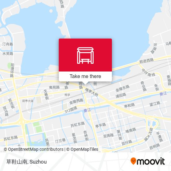 草鞋山南 map
