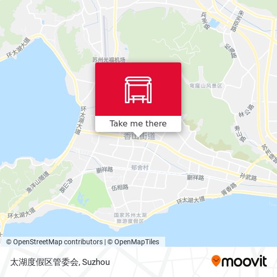 太湖度假区管委会 map