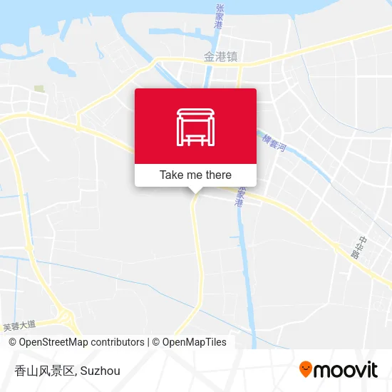 香山风景区 map