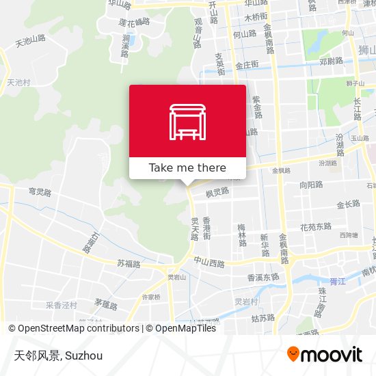 天邻风景 map