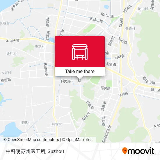 中科院苏州医工所 map
