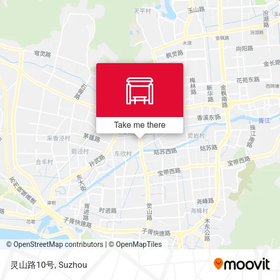 灵山路10号 map