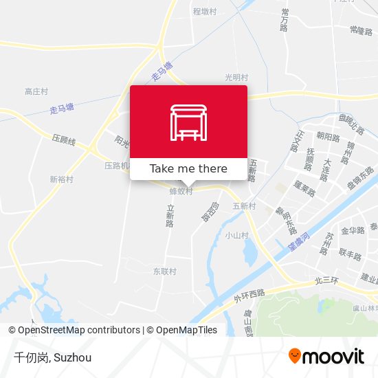 千仞岗 map