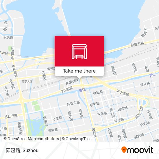 阳澄路 map