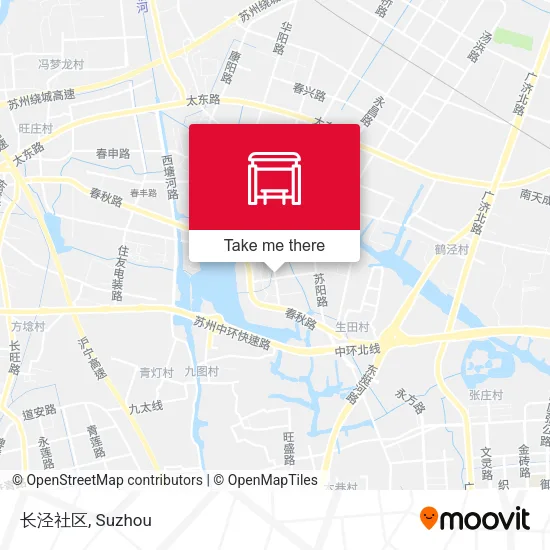 长泾社区 map