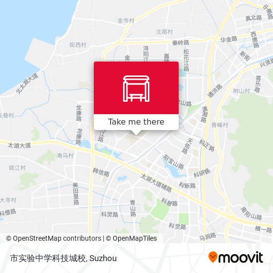 市实验中学科技城校 map