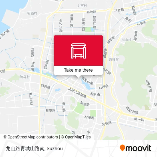 龙山路青城山路南 map