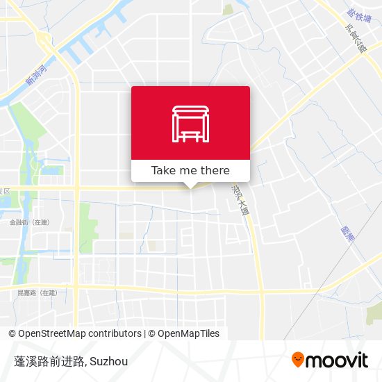 蓬溪路前进路 map