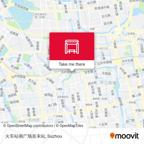 火车站南广场首末站 map