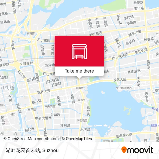 湖畔花园首末站 map