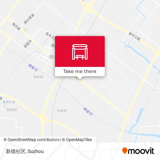 新德社区 map