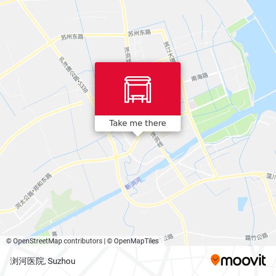 浏河医院 map