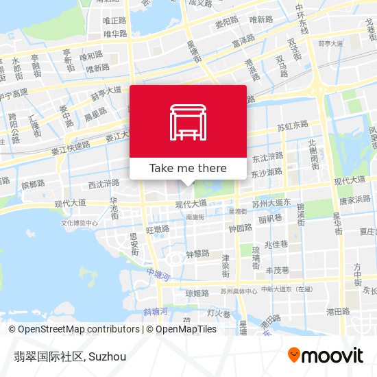 翡翠国际社区 map