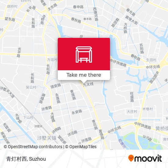 青灯村西 map