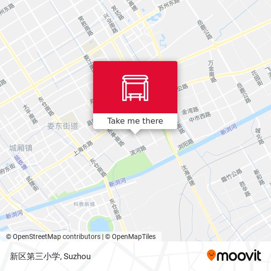 新区第三小学 map