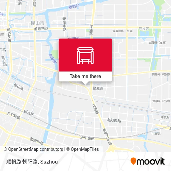 顺帆路朝阳路 map