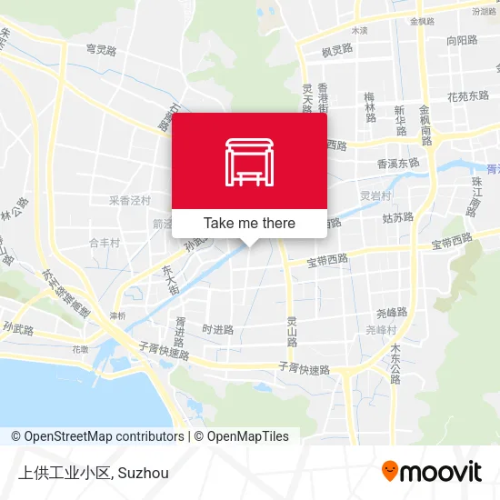 上供工业小区 map