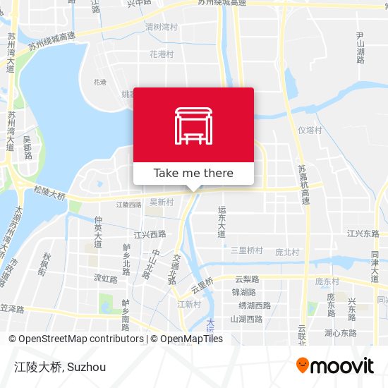 江陵大桥 map