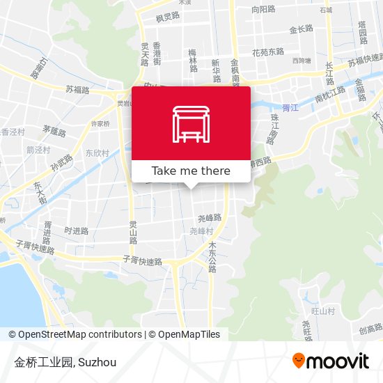 金桥工业园 map