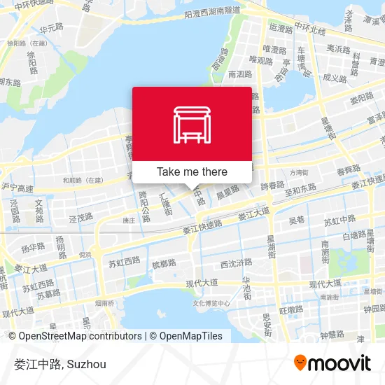 娄江中路 map