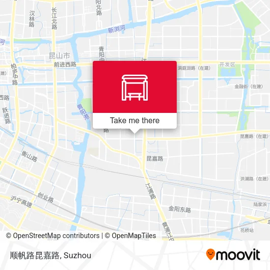 顺帆路昆嘉路 map