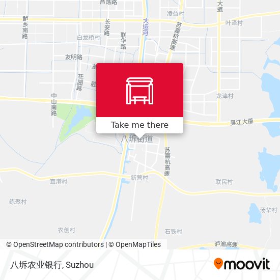 八坼农业银行 map