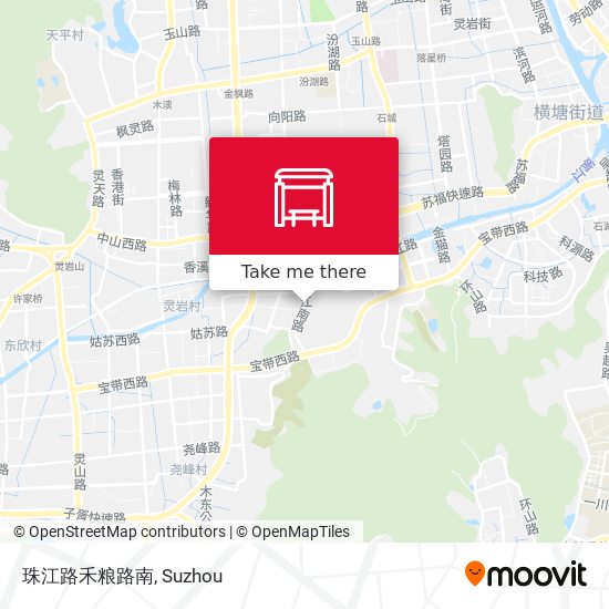 珠江路禾粮路南 map