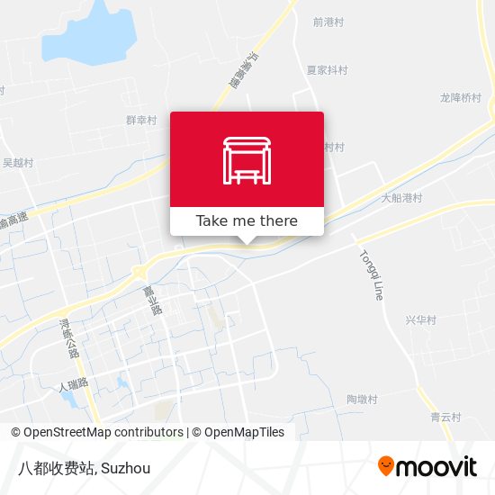 八都收费站 map