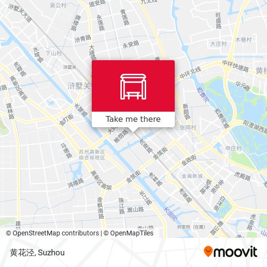 黄花泾 map