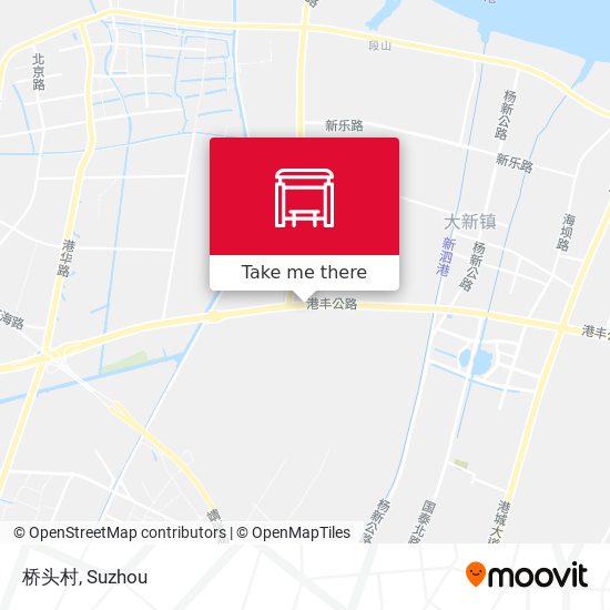 桥头村 map