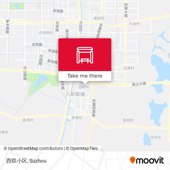 西联小区 map