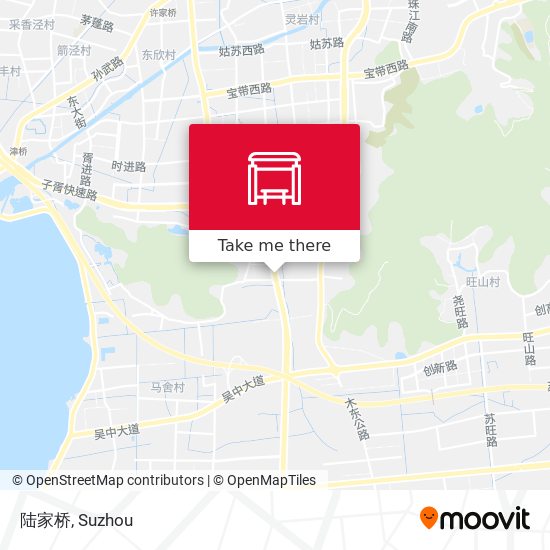陆家桥 map