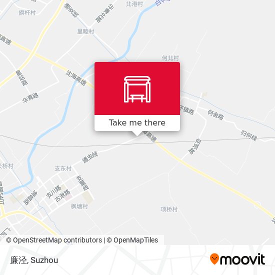廉泾 map