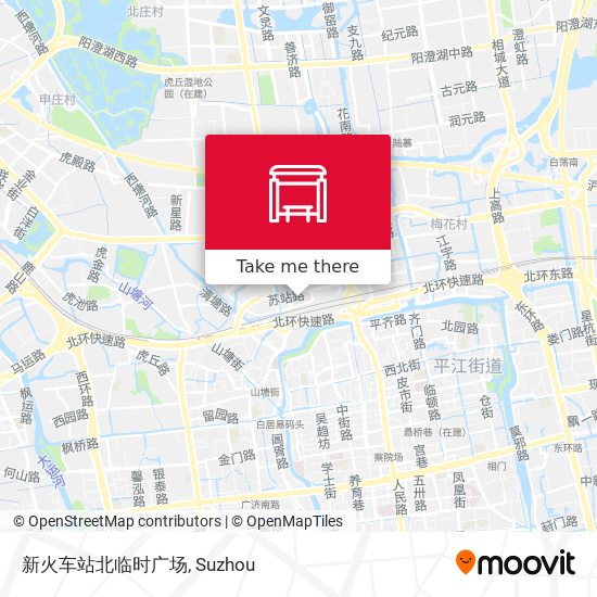 新火车站北临时广场 map