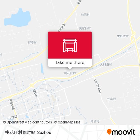 桃花庄村临时站 map