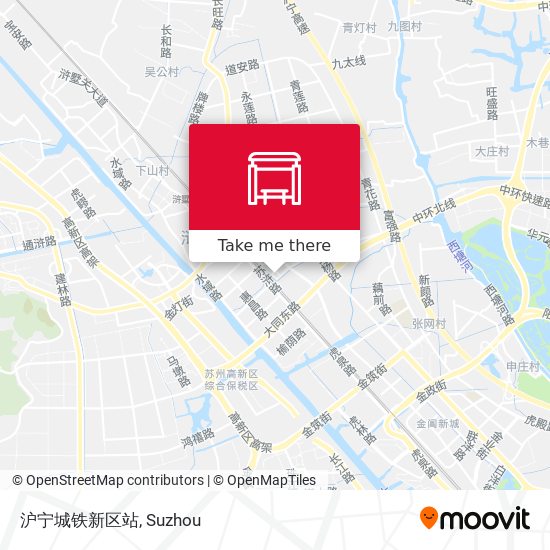 沪宁城铁新区站 map