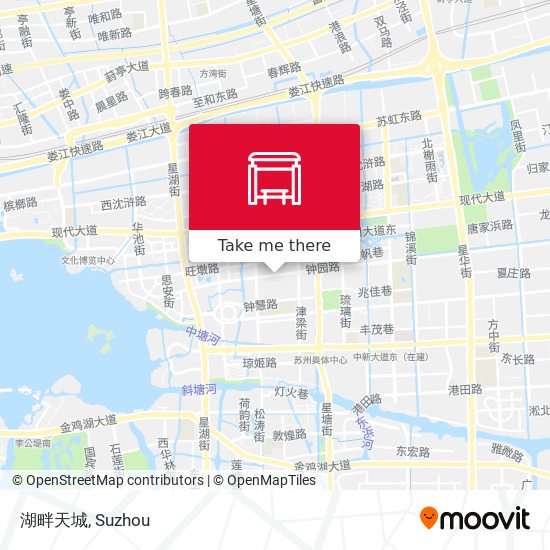 湖畔天城 map
