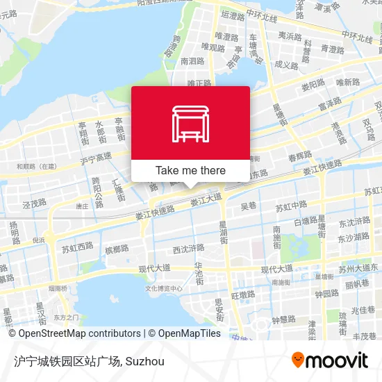 沪宁城铁园区站广场 map