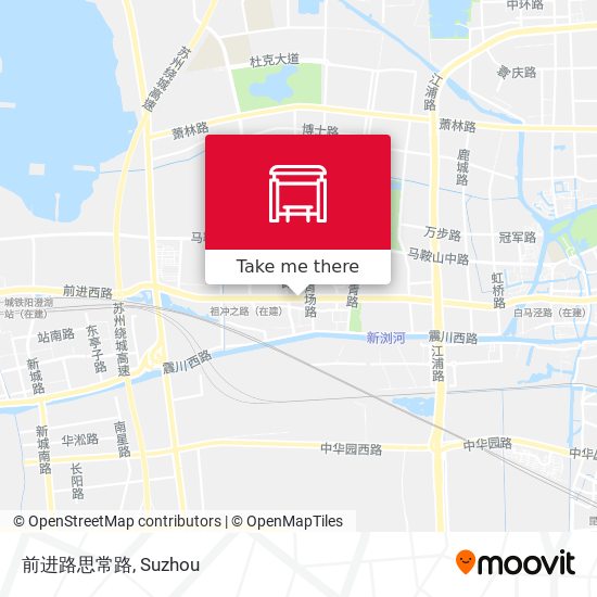 前进路思常路 map