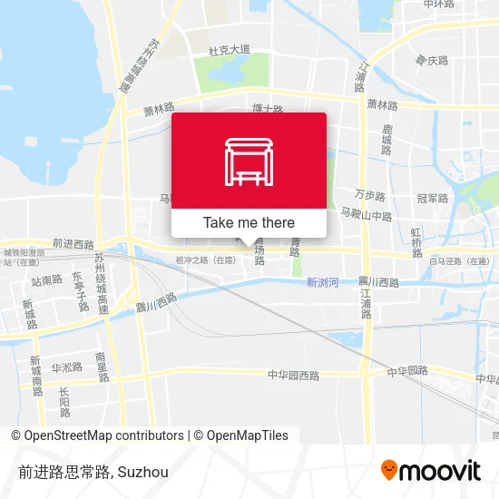 前进路思常路 map