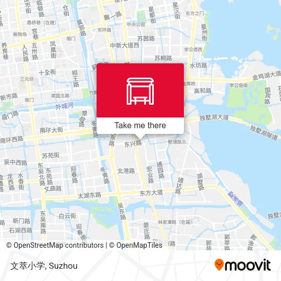 文萃小学 map